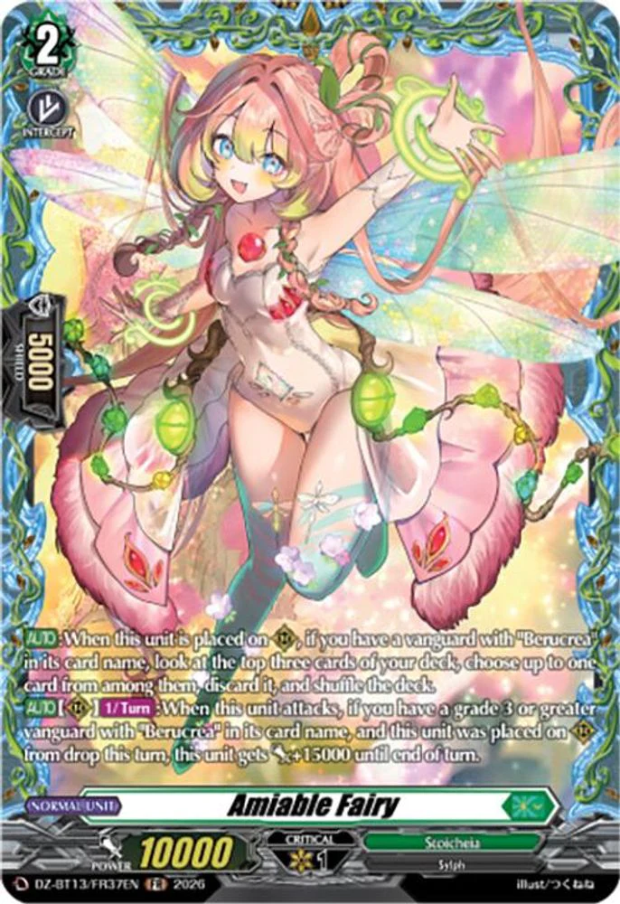 Amiable Fairy (FR) - DZ-BT13/FR37EN - Frame Rare