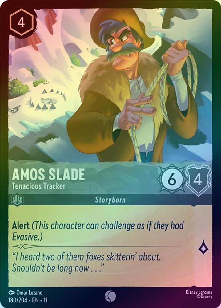 Amos Slade (Tenacious Tracker) - 180/204 - Common (Foil)