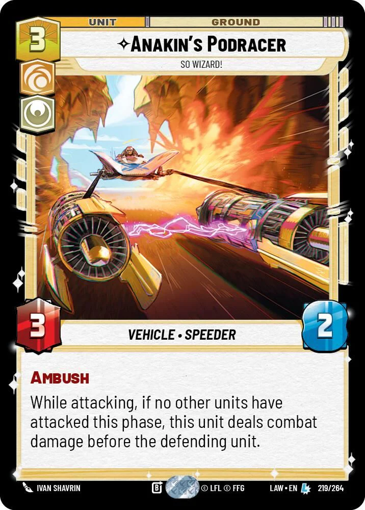 Anakin's Podracer - So Wizard! - 219/264 - Legendary