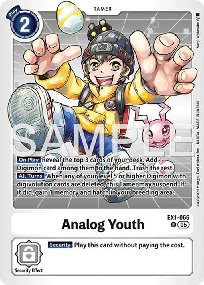Analog Youth (Block 5 Reprint) - EX1-066 - Rare