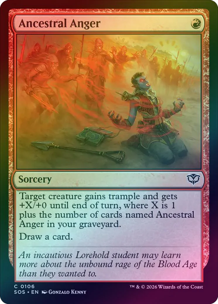 Ancestral Anger (Foil) (SOS)