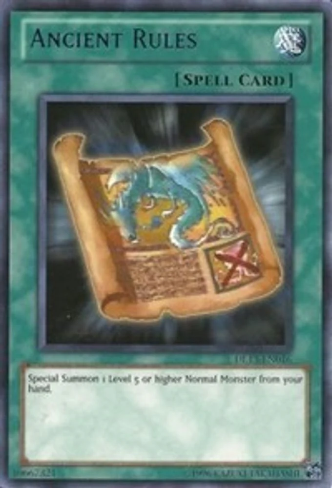 Ancient Rules (Blue) - DL13-EN016 - Rare