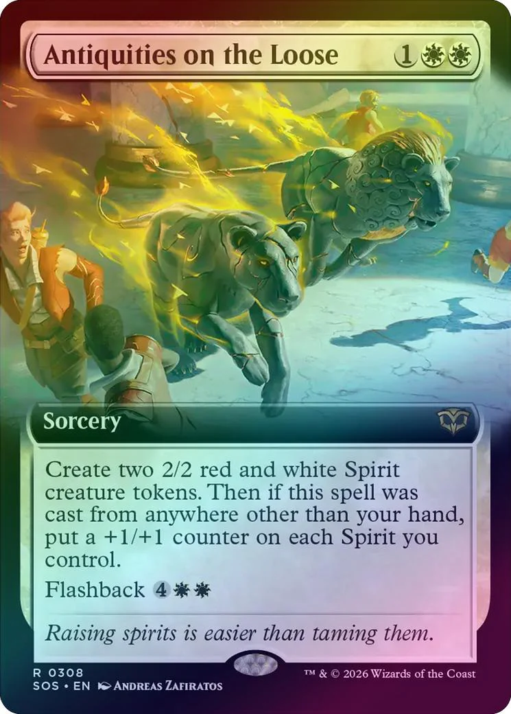 Antiquities on the Loose - Extended Art (Foil) (SOS)