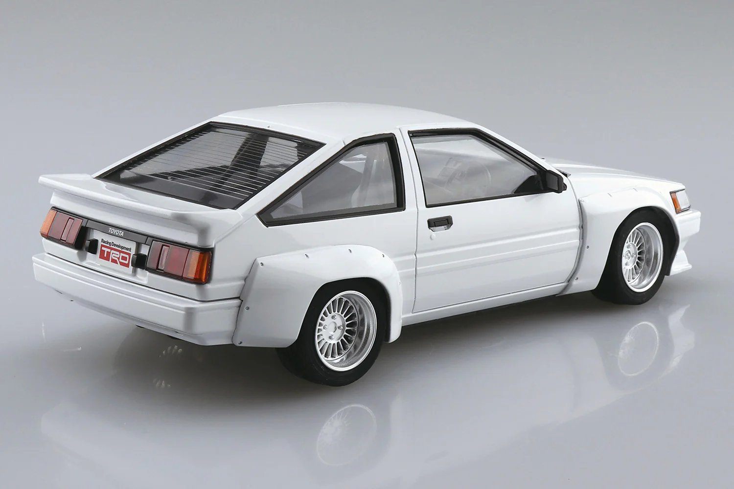 Aoshima - 1983 Toyota AE86 Corolla Levin TRD Ver. 1/24 [TC62] - Image 3