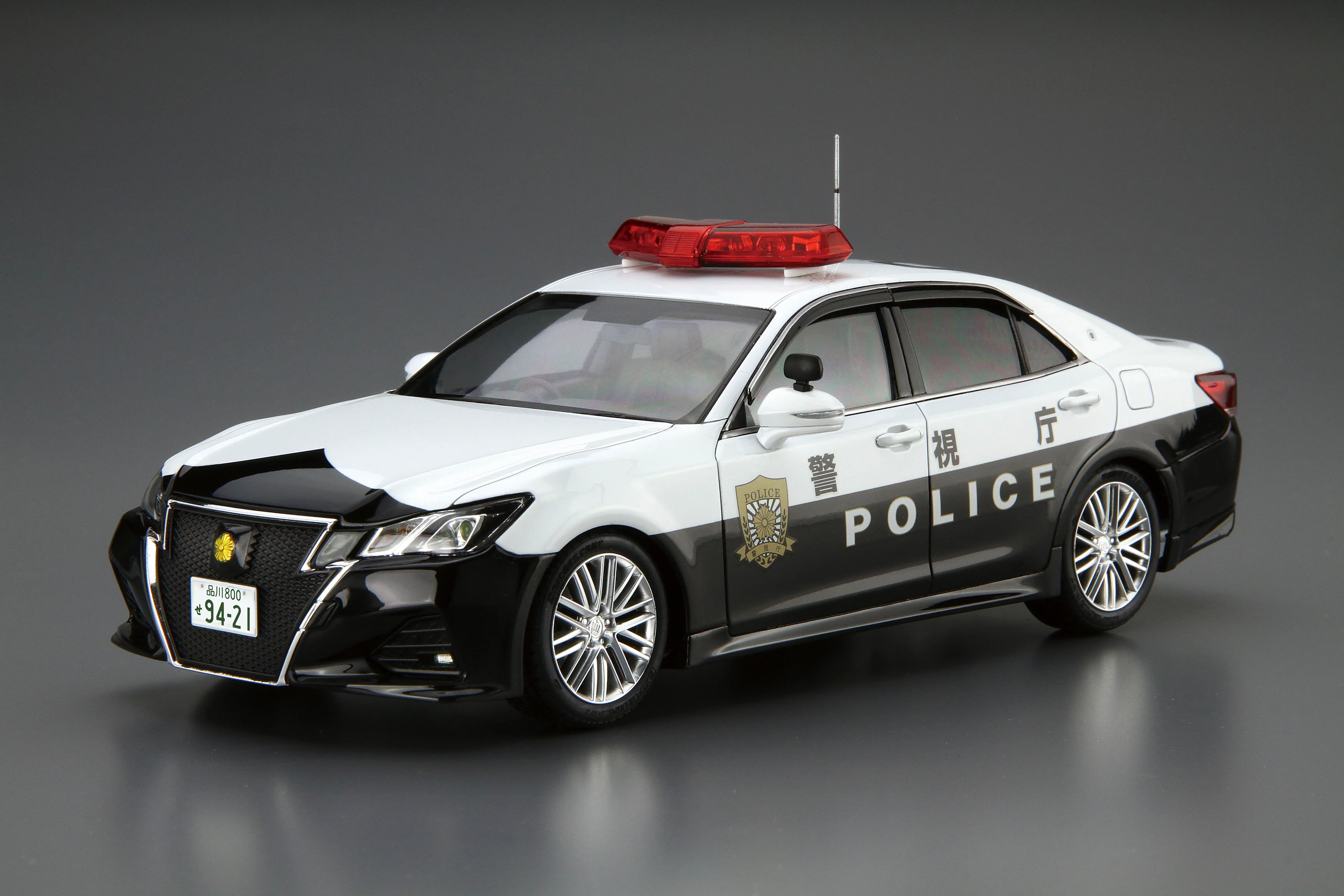 Aoshima - 2016 Toyota GRS214-AEZRH Crown Patrol Car 1/24 [MC110] - Image 2