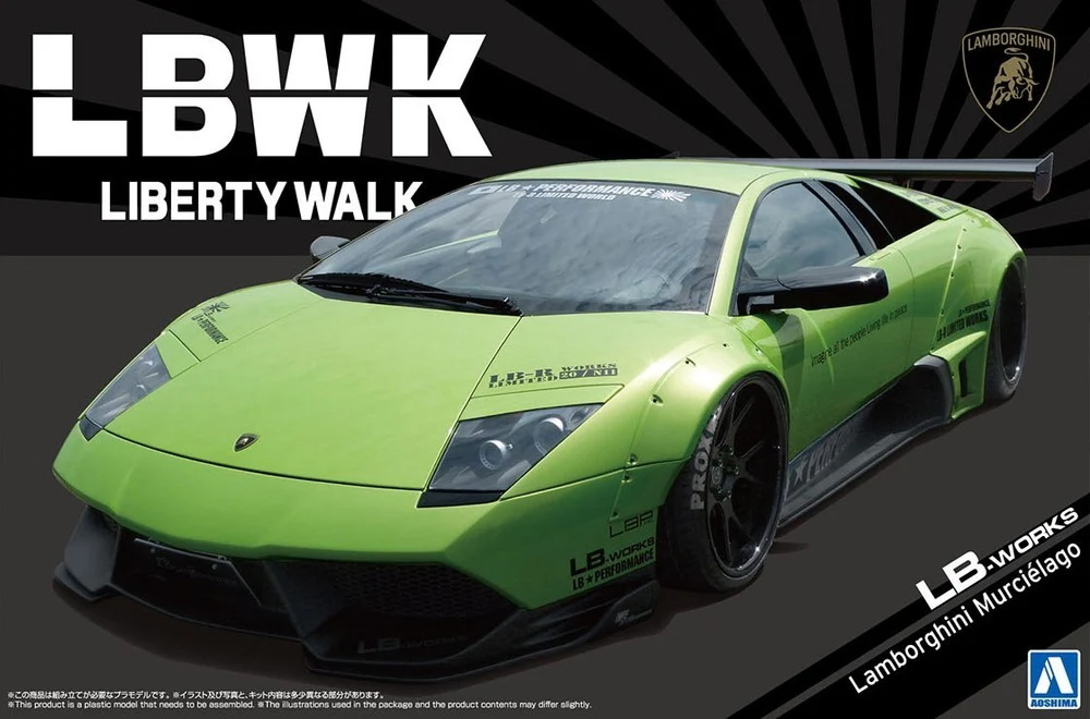 Aoshima - LB-Works: Lamborghini Murcielago Ver.2 1/24 [LB22]