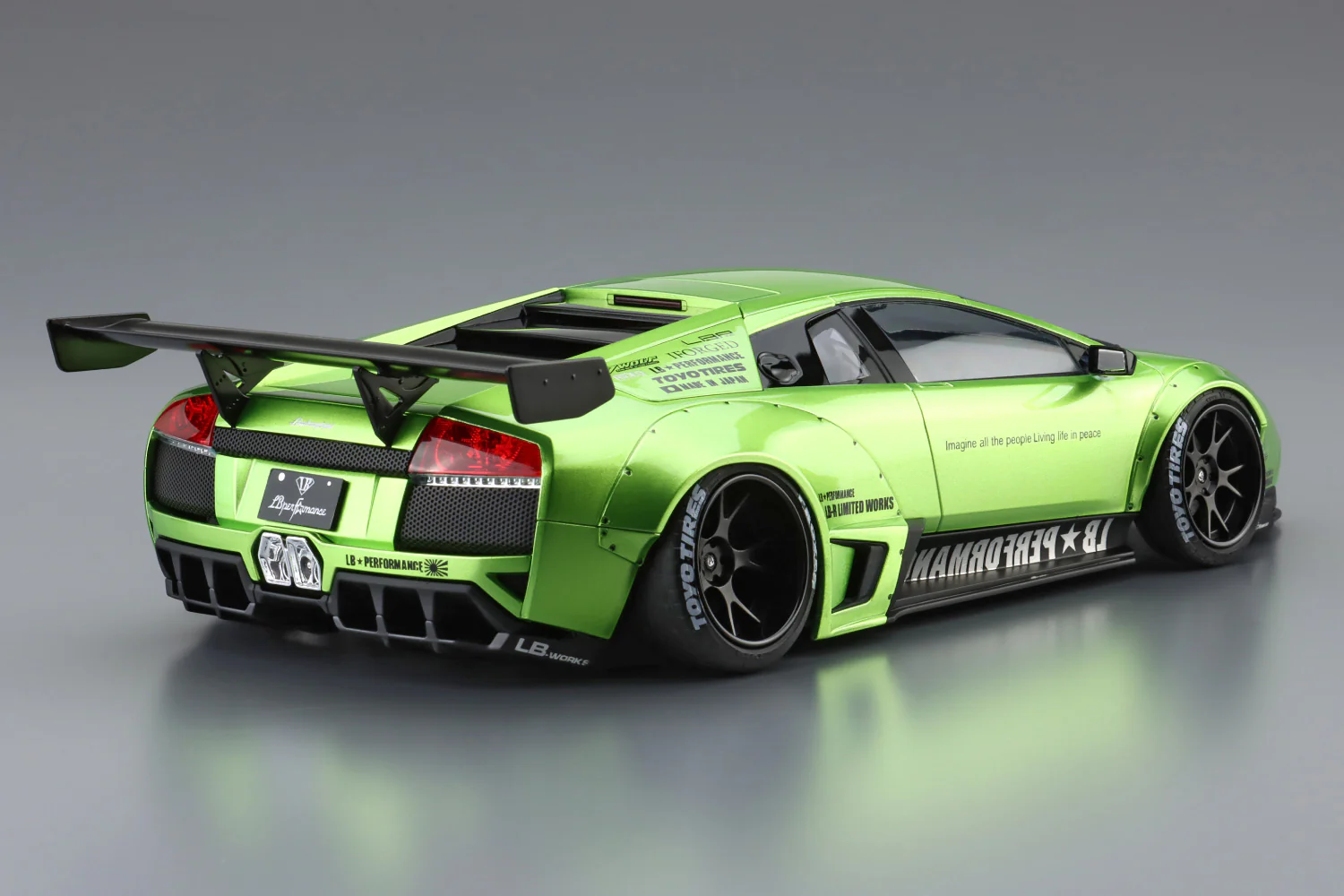 Aoshima - LB-Works: Lamborghini Murcielago Ver.2 1/24 [LB22] - Image 3