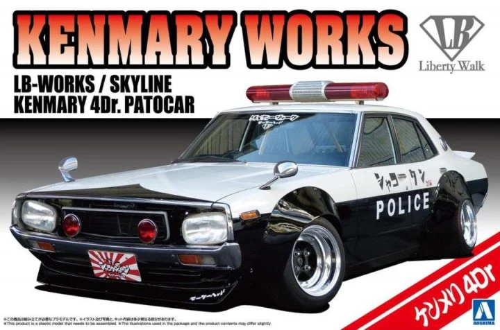 Aoshima - LB-Works: Skyline Kenmary 4dr. Patrol Car 1/24 [LB07]