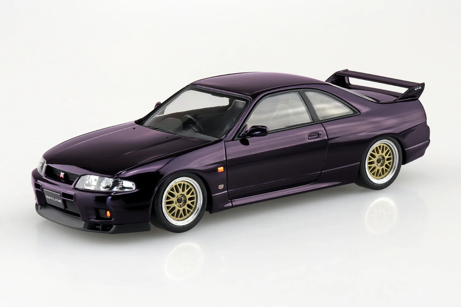 Aoshima - Snap-Kit - Nissan R33 Skyline GT-R Custom Wheel (Midnight Purple) 1/32 [204160] - Image 2