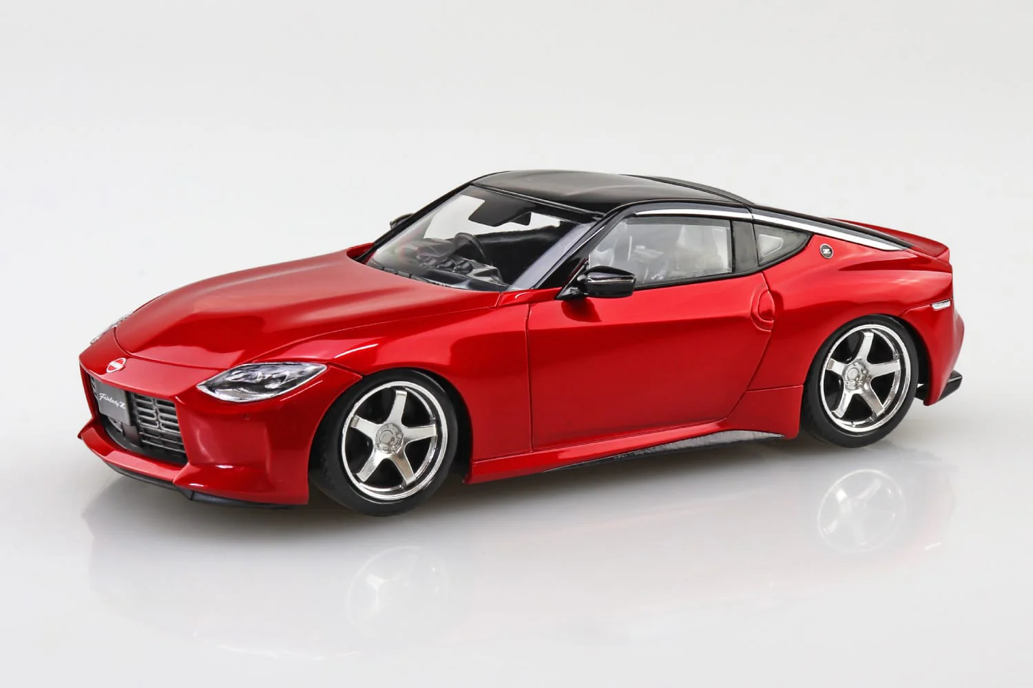 Aoshima - Snap-Kit - Nissan RZ34 Fairlady Z Custom Wheel (Carmine Red) 1/32 [200063] - Image 2