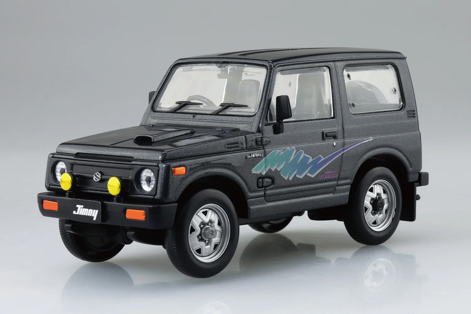 Aoshima - Snap-Kit - Suzuki JA11 Jimny (Charcoal Gray Metallic) 1/32 [068335] - Image 2