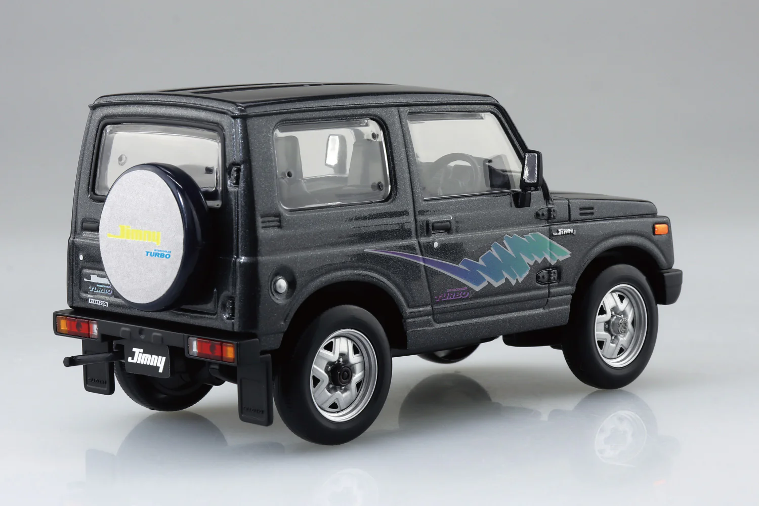 Aoshima - Snap-Kit - Suzuki JA11 Jimny (Charcoal Gray Metallic) 1/32 [068335] - Image 3