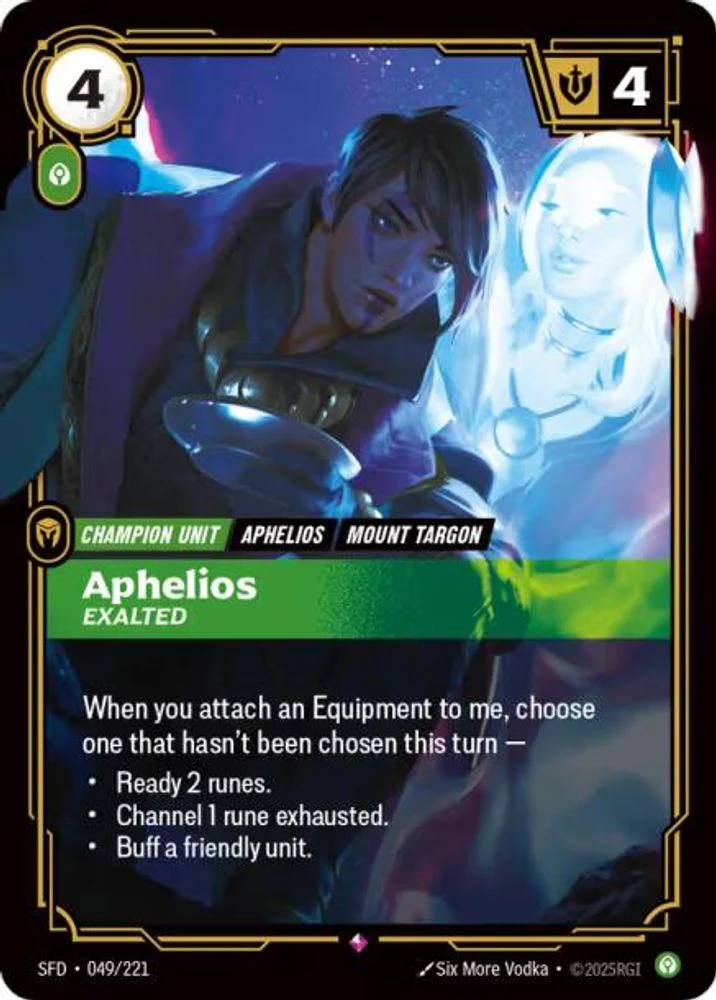 Aphelios - Exalted - 049/221 - Rare