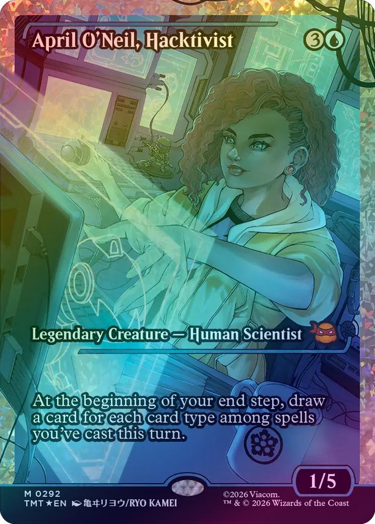 April O'Neil, Hacktivist - Japan Showcase (Fracture Foil) (TMT)