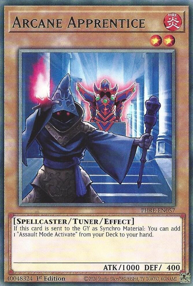 Arcane Apprentice - PHRE-EN057 - Rare - 1st Edition