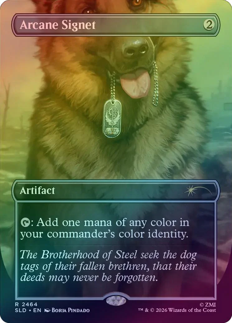 Arcane Signet - Fallout: Greet The Dog (Foil) (SLD)