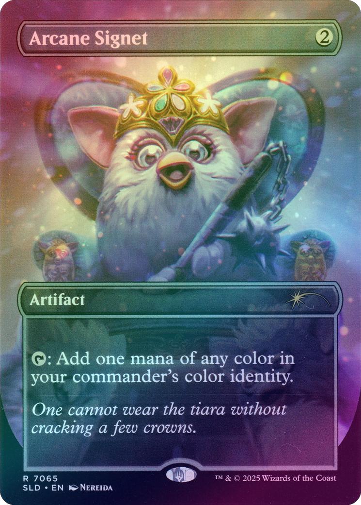 Arcane Signet - FURBY Bonus Card (Rainbow Foil) (SLD)