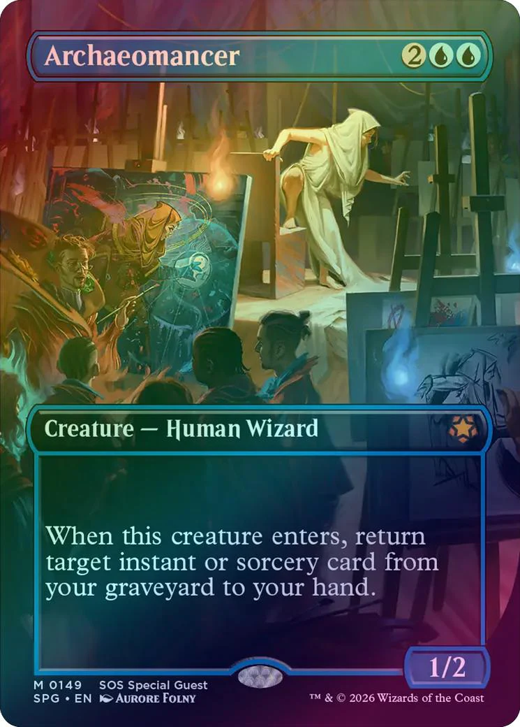 Archaeomancer - Borderless (Foil) (SPG)