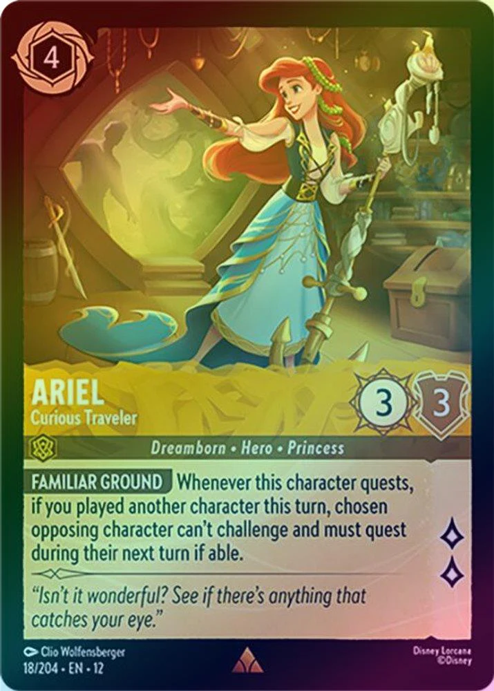 Ariel (Curious Traveler) - 18/204 - Rare (Foil)