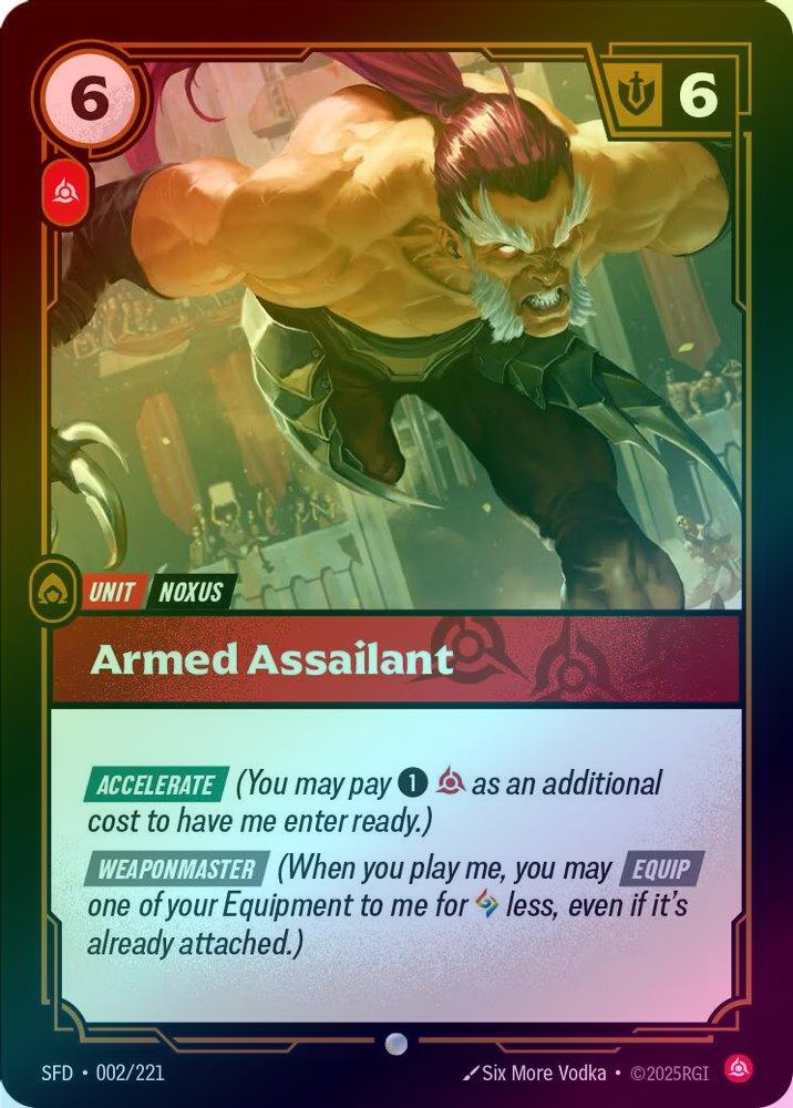 Armed Assailant - 002/221 - Common (Foil)