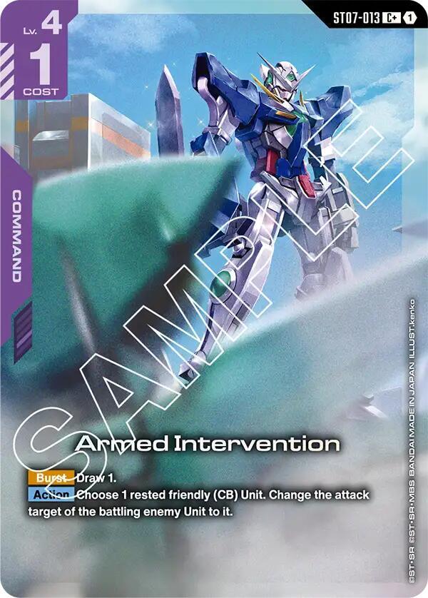 Armed Intervention (C+) (Alternate Art) - ST07-013 - Common+
