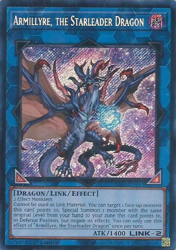 Armillyre, the Starleader Dragon (Secret Rare) - RA05-EN055 - Secret Rare - 1st Edition