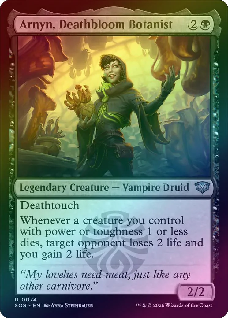 Arnyn, Deathbloom Botanist (Foil) (SOS)