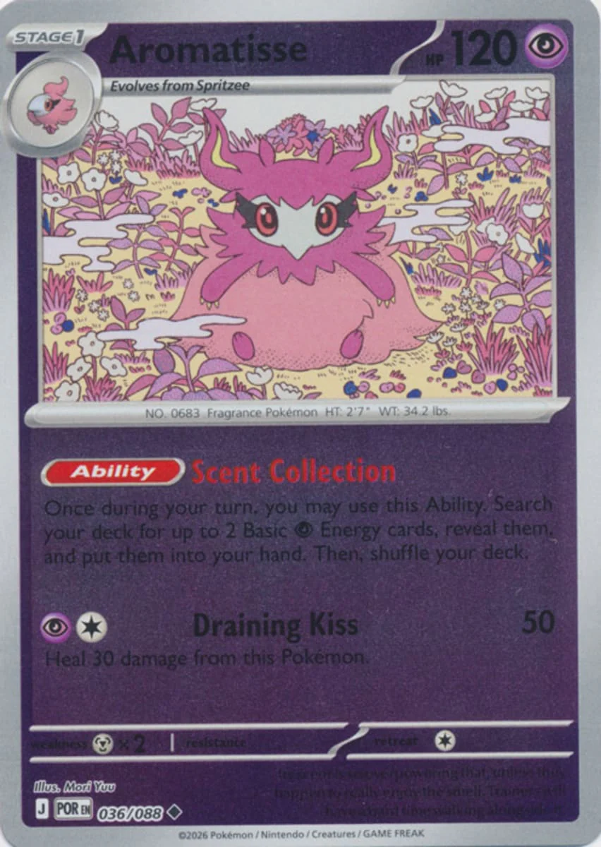 Aromatisse - 036/088 - Uncommon - Reverse Holo