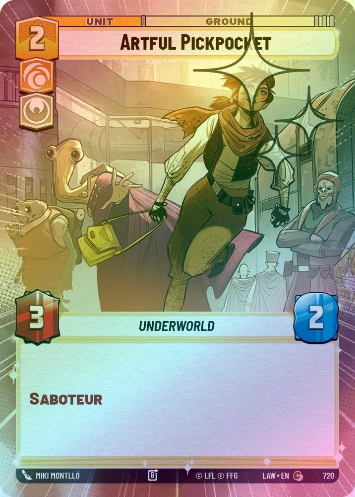 Artful Pickpocket (Hyperspace Foil) - 720 - Common (Foil)