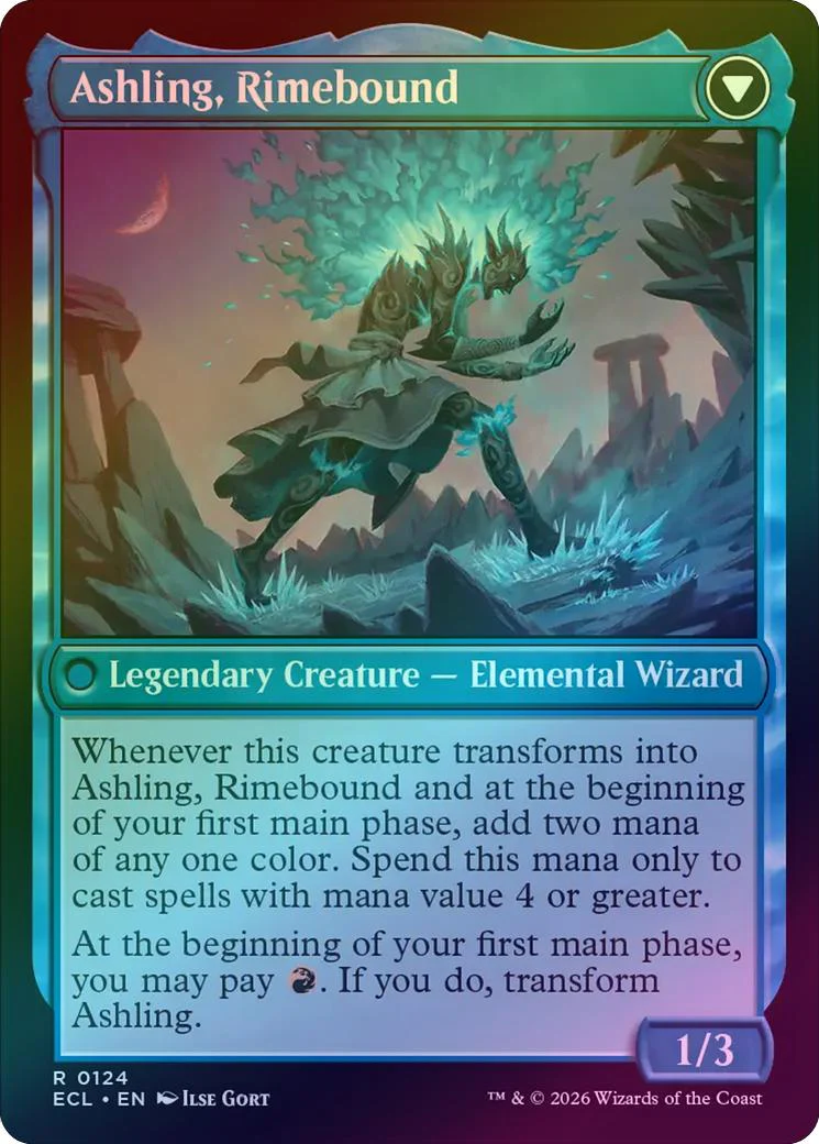 Ashling, Rekindled // Ashling, Rimebound (Foil) (ECL) - Image 2