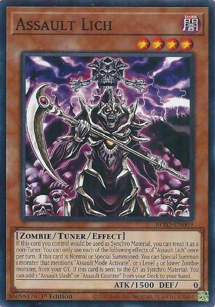 Assault Lich - BPRO-EN009 - Common - 1st Edition