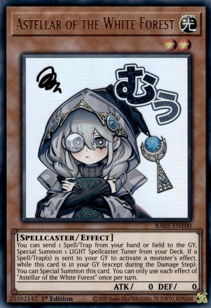 Astellar of the White Forest - RA05-EN100 - Ultra Rare - 1st Edition