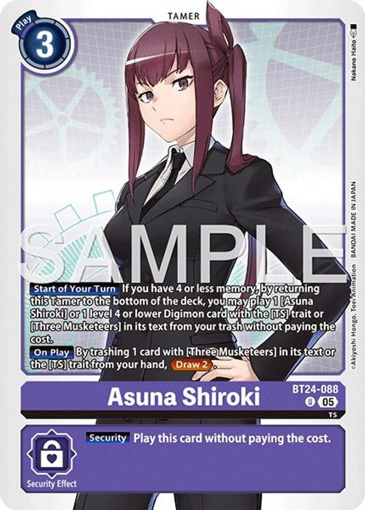 Asuna Shiroki - BT24-088 - Uncommon