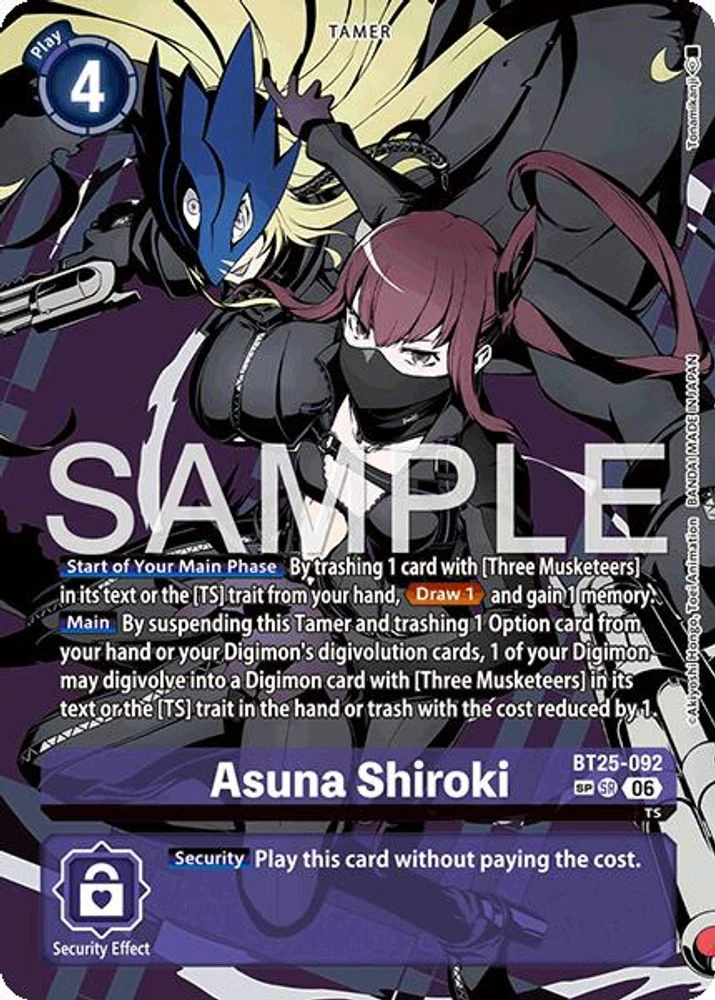 Asuna Shiroki (SP) - BT25-092 - Super Rare