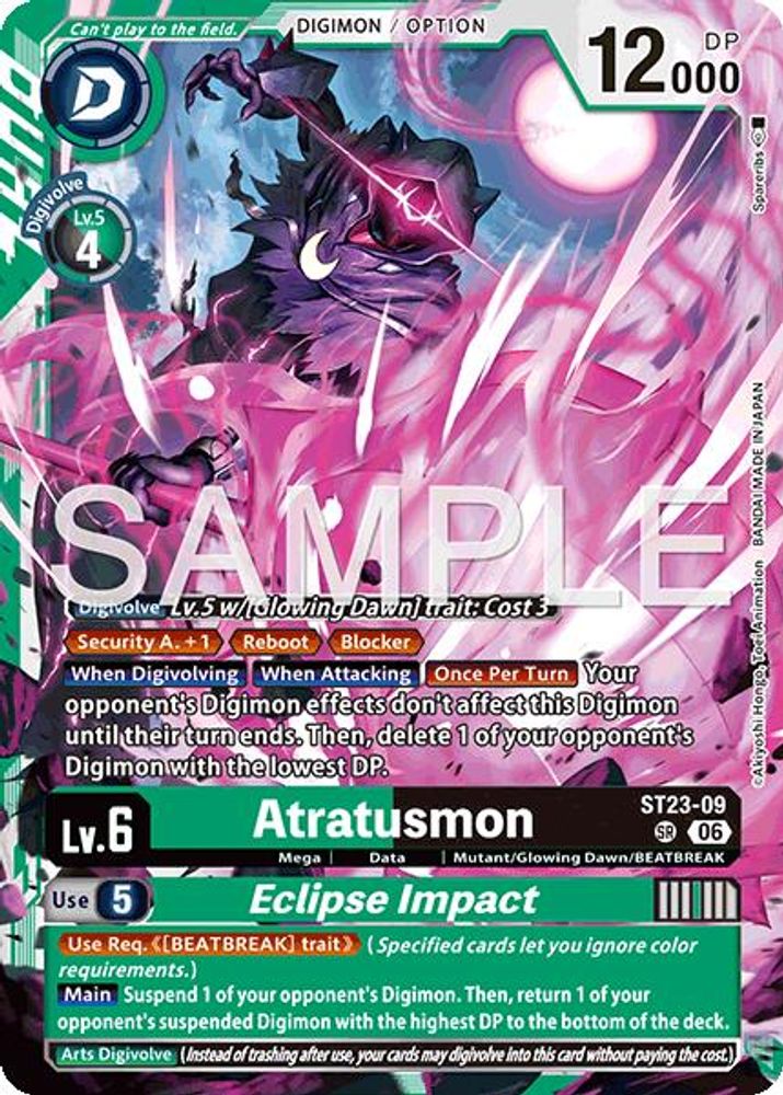 Atratusmon // Eclipse Impact - ST23-09 - Super Rare