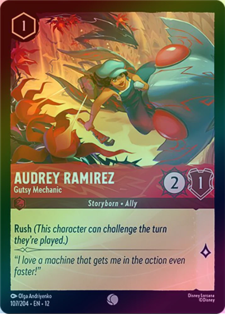 Audrey Ramirez (Gutsy Mechanic) - 107/204 - Common (Foil)