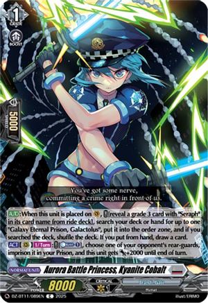 Aurora Battle Princess, Kyanite Cobalt - DZ-BT11/089EN - Common