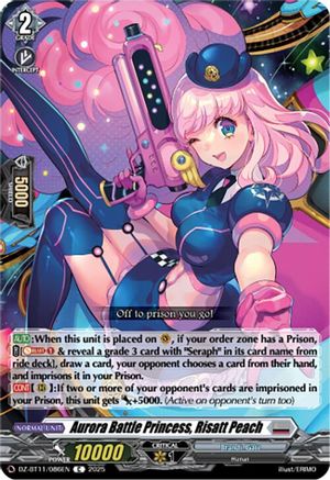 Aurora Battle Princess, Risatt Peach - DZ-BT11/086EN - Common