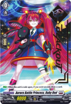 Aurora Battle Princess, Ruby Red (Hot Stamped) - D-PR/095EN 2022 - Promo