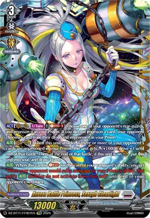 Aurora Battle Princess, Seraph Clearlight (FFR) - DZ-BT11/FFR07EN - Double Frame Rare