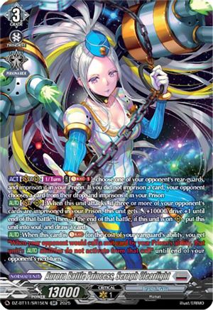 Aurora Battle Princess, Seraph Clearlight (SR) - DZ-BT11/SR15EN - Silver Rare