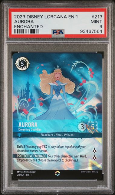 Aurora (Dreaming Guardian) - 213/204 - Enchanted - PSA Mint 9