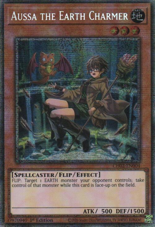 Aussa the Earth Charmer - CH02-EN004 - Starlight Rare - 1st Edition