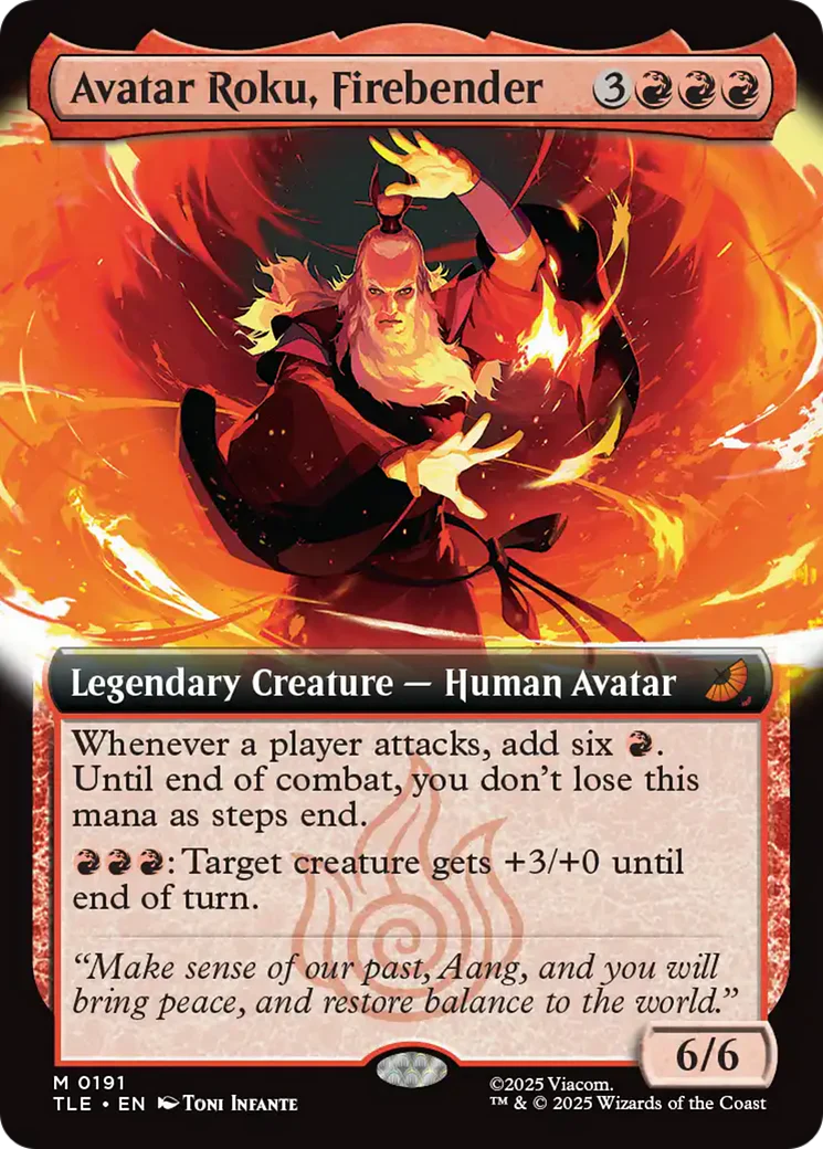Avatar Roku, Firebender - Extended Art (TLE)