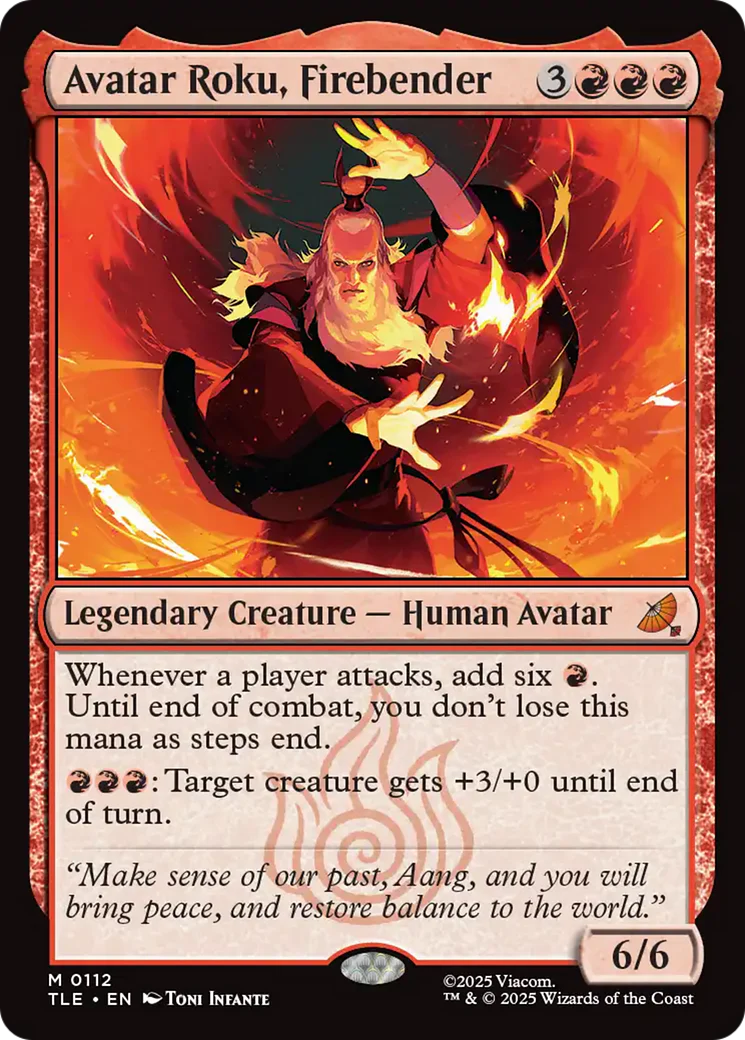 Avatar Roku, Firebender (TLE)