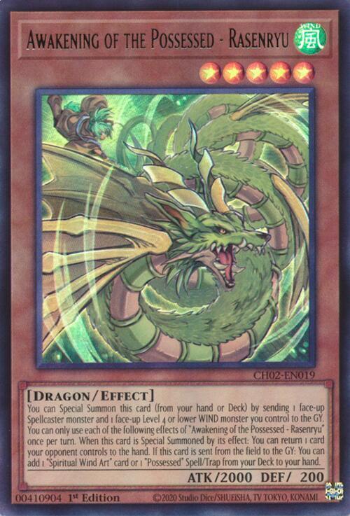 Awakening of the Possessed - Rasenryu - CH02-EN019 - Ultra Rare - 1st Edition