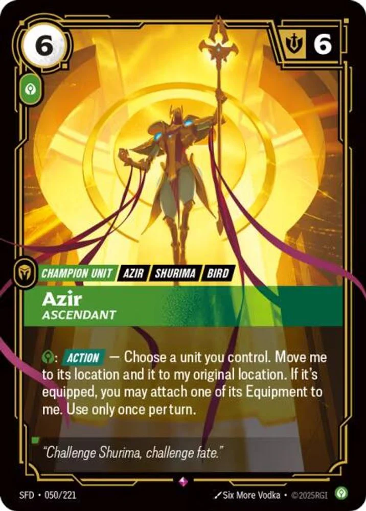 Azir - Ascendant - 050/221 - Rare