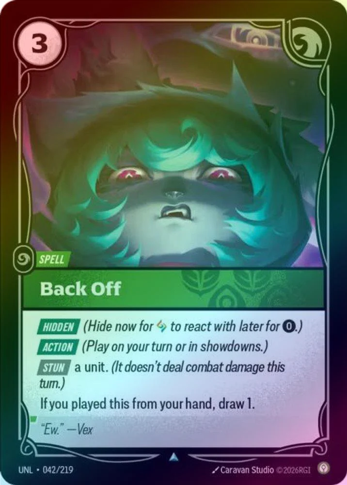 Back Off - 042/219 - Uncommon (Foil)