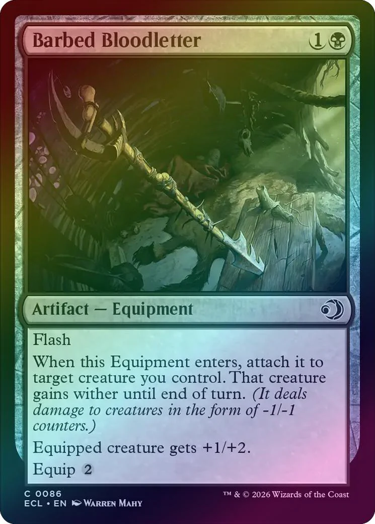 Barbed Bloodletter (Foil) (ECL)