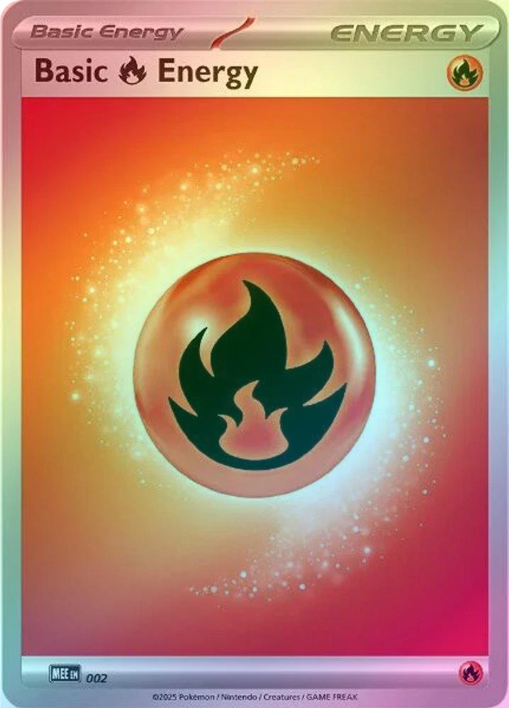 Basic Fire Energy - MEE002 - Common - Reverse Holo